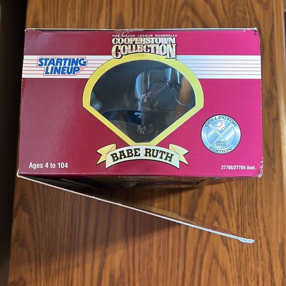 😊3/$30 Starting Lineup Cooperstown Collection Babe Ruth NIB Collectable item - Picture 8 of 9